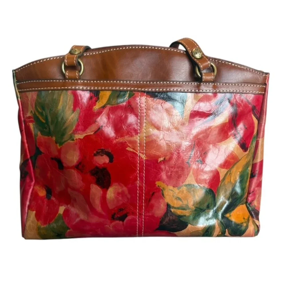 Patricia Nash Poppy Multi print handbag new without tags - Picture 3 of 14